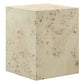 Modway Cosmos 16" Square Burl Wood Side Table, EEI-6273 FredCo