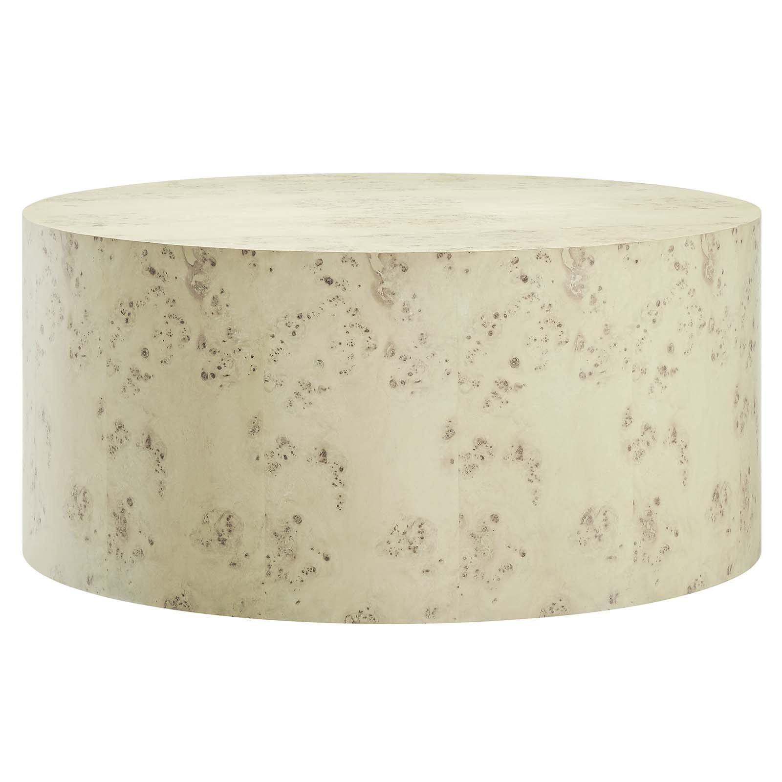 Modway Cosmos 35" Round Burl Wood Coffee Table, EEI-6274 FredCo