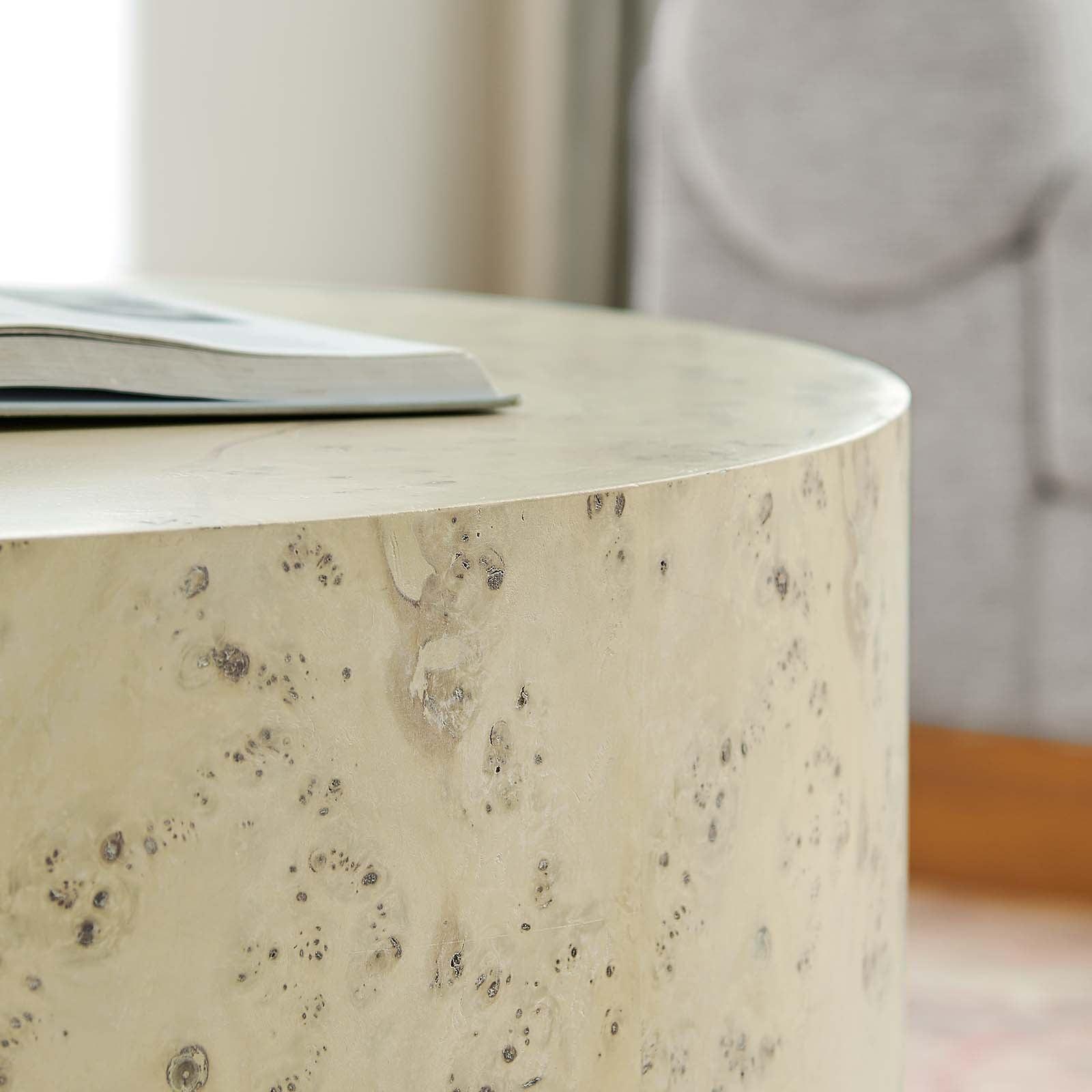 Modway Cosmos 35" Round Burl Wood Coffee Table, EEI-6274 FredCo