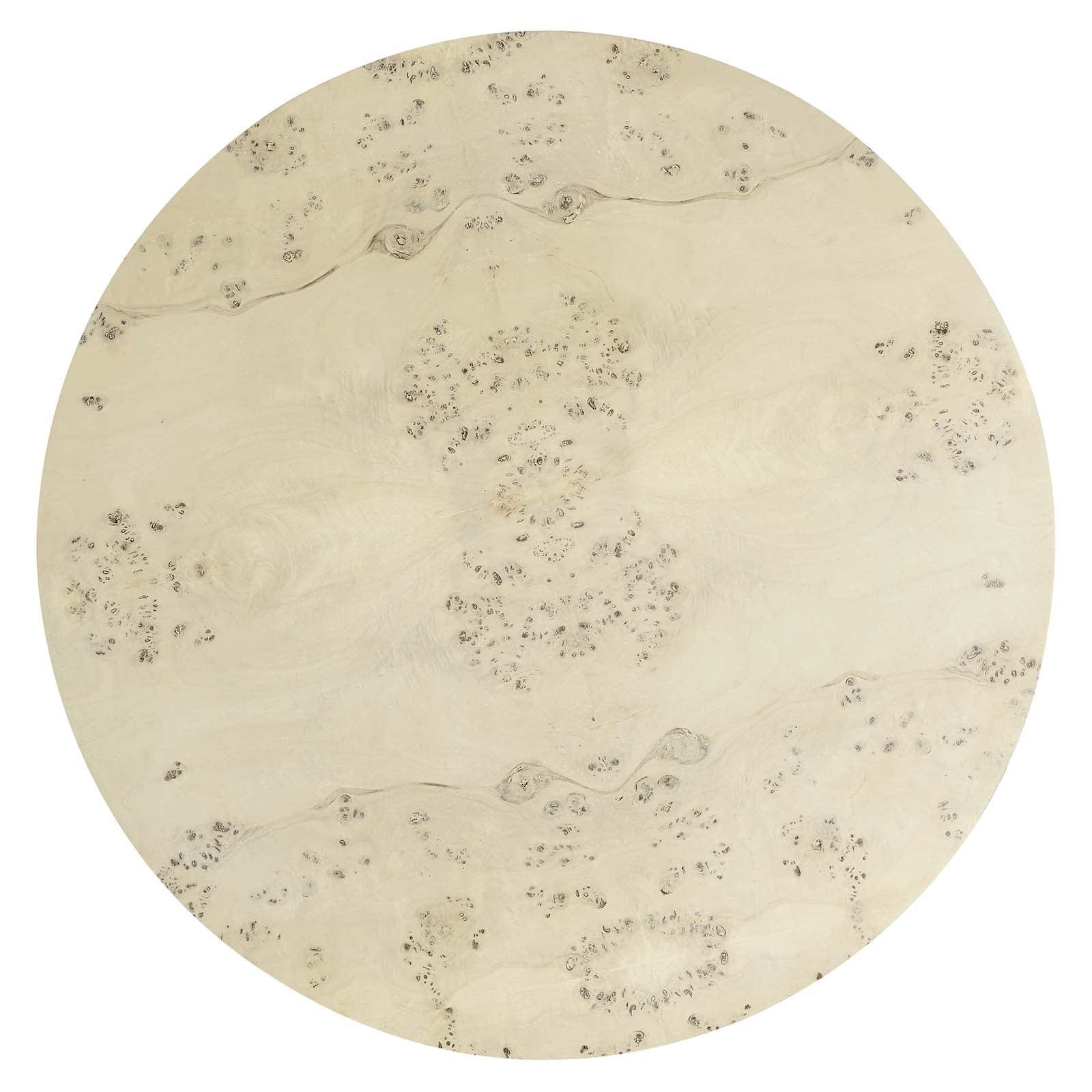 Modway Cosmos 35" Round Burl Wood Coffee Table, EEI-6274 FredCo