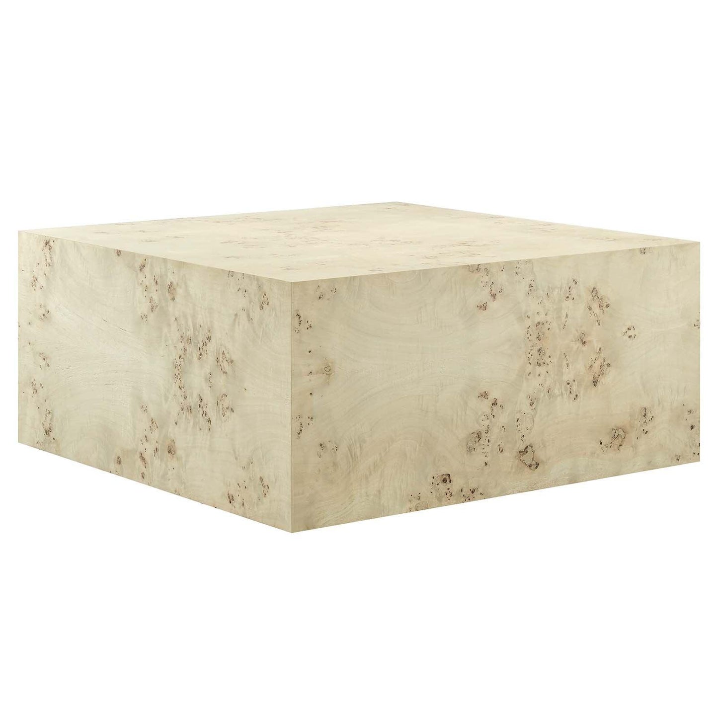 Modway Cosmos 36" Square Burl Wood Coffee Table, EEI-6272 FredCo