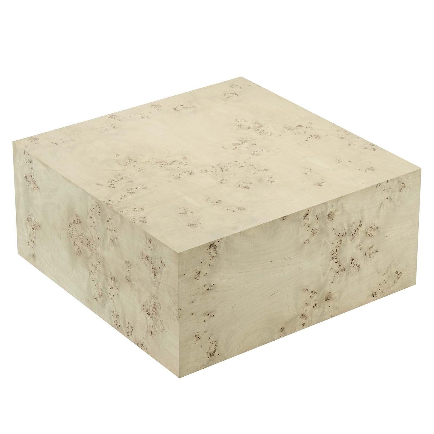 Modway Cosmos 36" Square Burl Wood Coffee Table, EEI-6272 FredCo