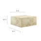 Modway Cosmos 36" Square Burl Wood Coffee Table, EEI-6272 FredCo