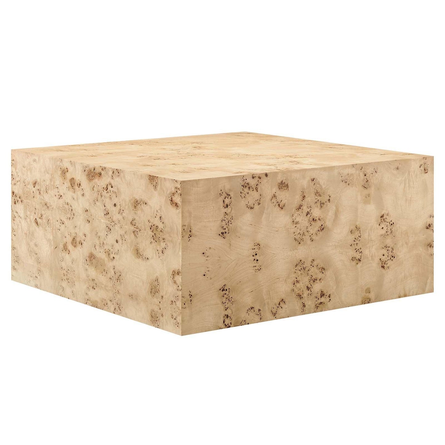 Modway Cosmos 36" Square Burl Wood Coffee Table, EEI-6272 FredCo