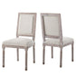 Modway Court Dining Side Chair Upholstered Fabric Set of 2 FredCo