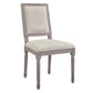 Modway Court Dining Side Chair Upholstered Fabric Set of 4 FredCo