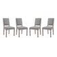 Modway Court Dining Side Chair Upholstered Fabric Set of 4 FredCo