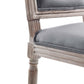 Modway Court French Vintage Performance Velvet Dining Side Chair FredCo