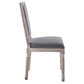 Modway Court French Vintage Performance Velvet Dining Side Chair FredCo