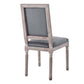 Modway Court French Vintage Performance Velvet Dining Side Chair FredCo