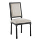 Modway Court French Vintage Upholstered Fabric Dining Side Chair FredCo