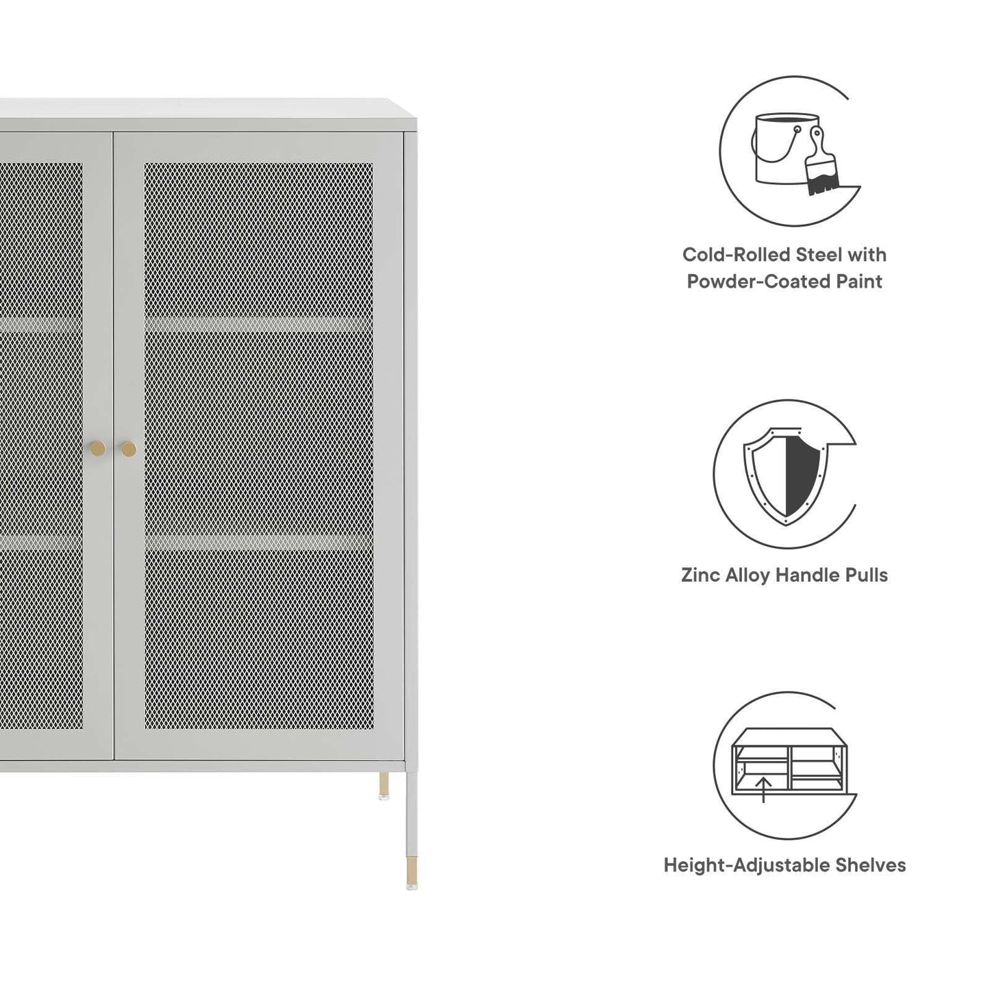 Modway Covelo 32" Accent Cabinet EEI-6209-LGR FredCo