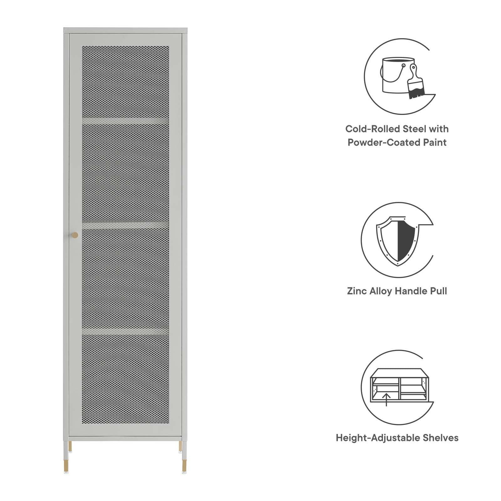 Modway Covelo Tall Storage Cabinet EEI-6210-LGR FredCo