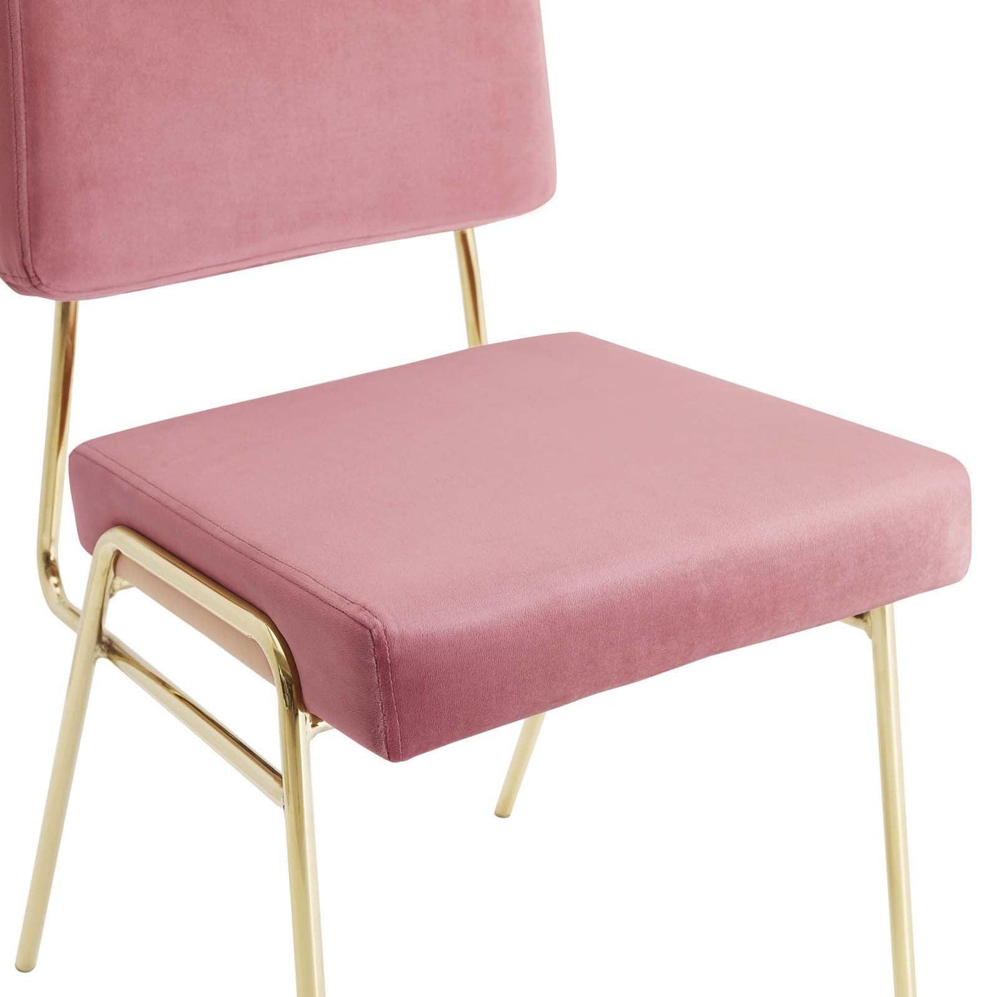 Modway Craft Dining Side Chair Performance Velvet Set of 2 FredCo