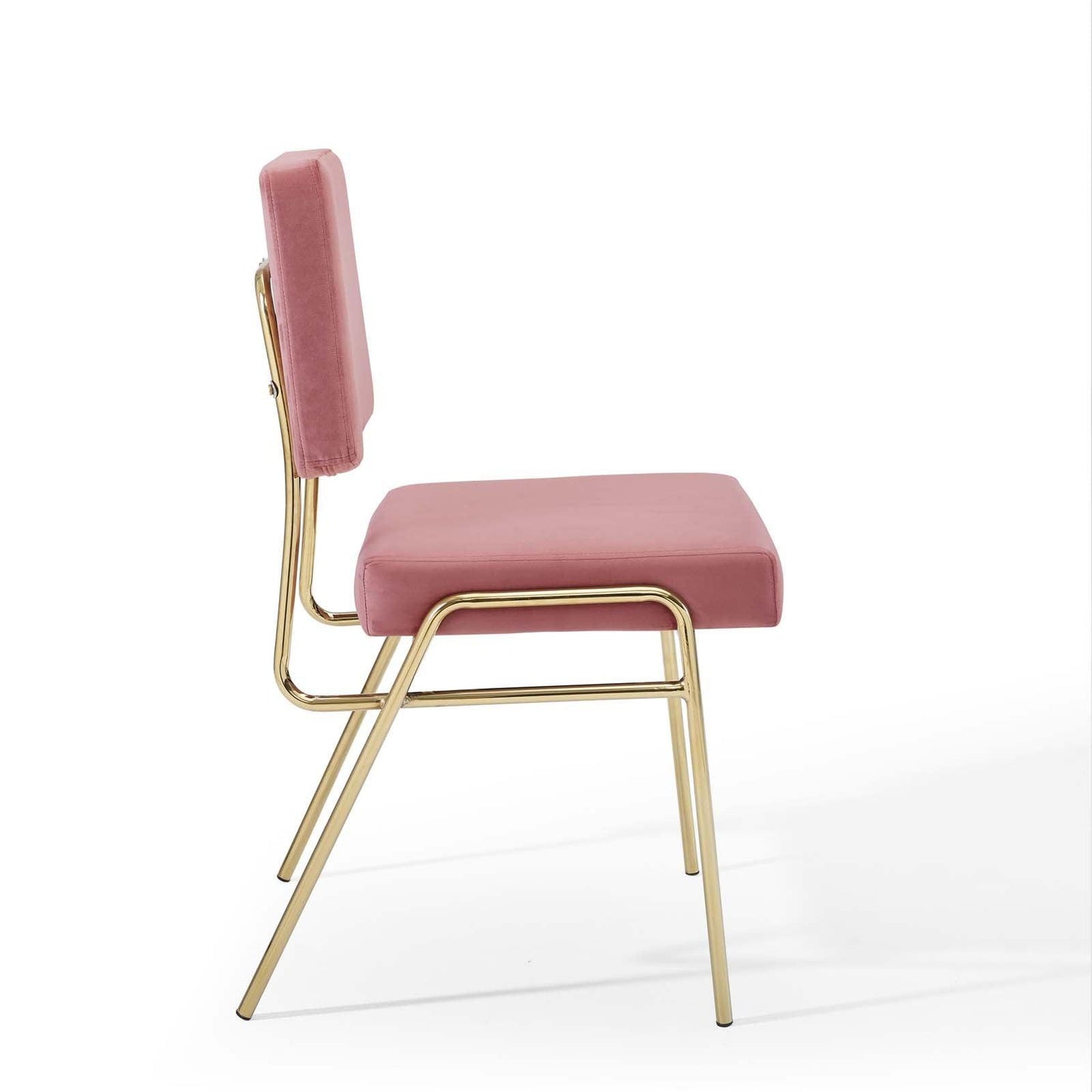 Modway Craft Dining Side Chair Performance Velvet Set of 2 FredCo