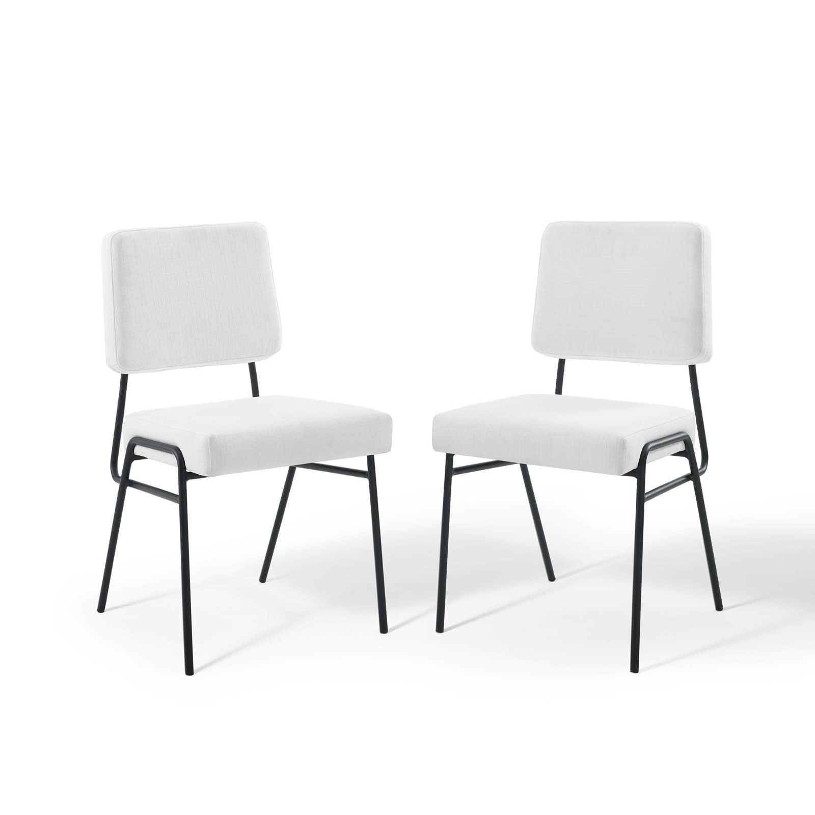Modway Craft Dining Side Chair Upholstered Fabric Set of 2 FredCo