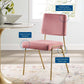 Modway Craft Performance Velvet Dining Side Chair FredCo