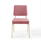 Modway Craft Performance Velvet Dining Side Chair FredCo