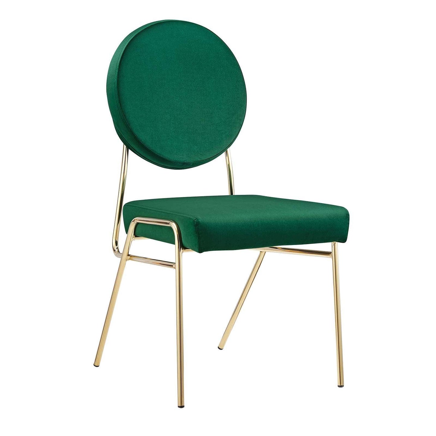 Modway Craft Performance Velvet Dining Side Chairs - Set of 2 FredCo