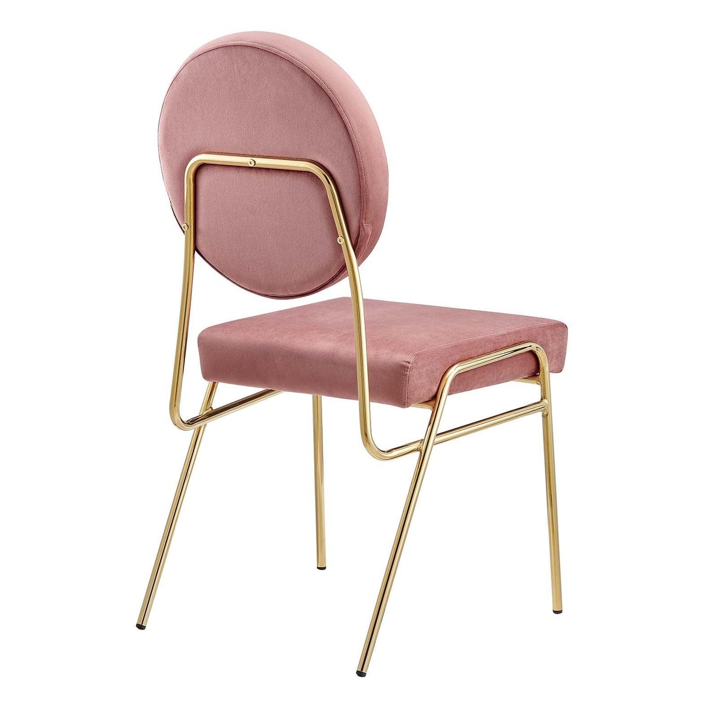 Modway Craft Performance Velvet Dining Side Chairs - Set of 2 FredCo