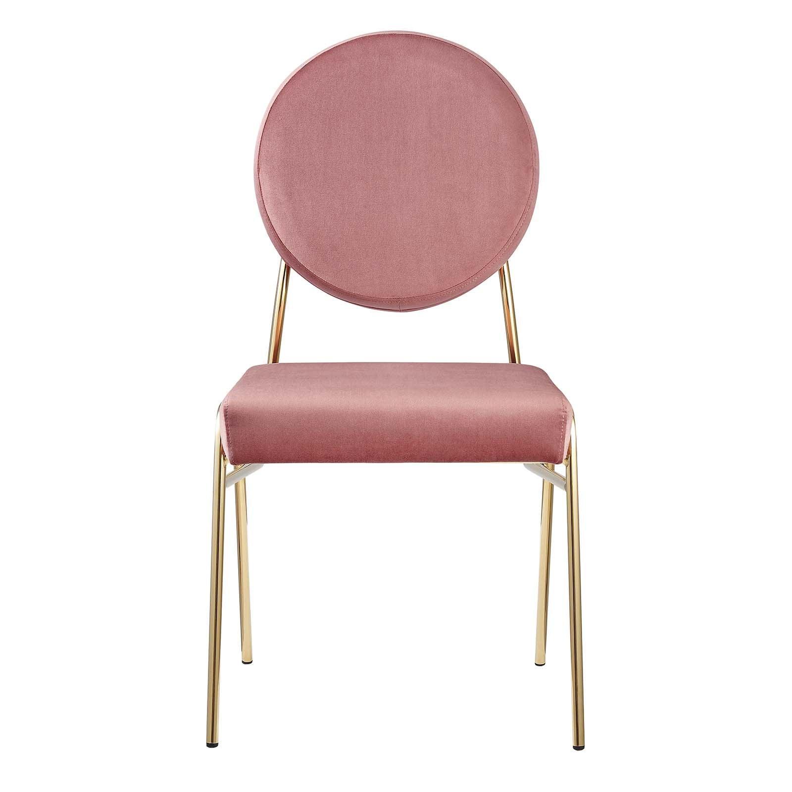 Modway Craft Performance Velvet Dining Side Chairs - Set of 2 FredCo