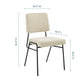 Modway Craft Upholstered Fabric Dining Side Chair FredCo