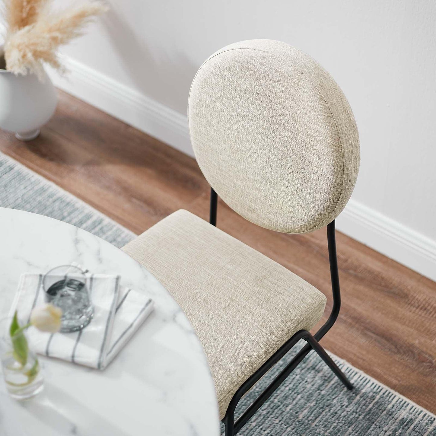 Modway Craft Upholstered Fabric Dining Side Chairs FredCo