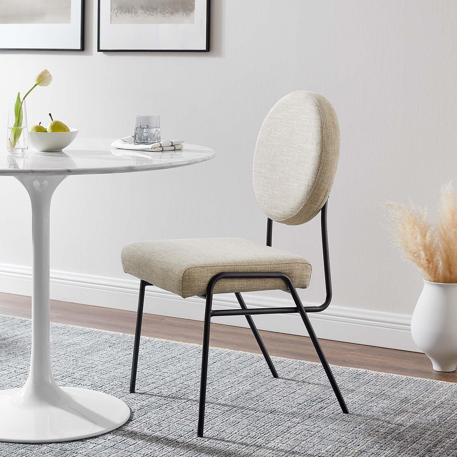 Modway Craft Upholstered Fabric Dining Side Chairs - Set of 2 FredCo