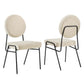 Modway Craft Upholstered Fabric Dining Side Chairs - Set of 2 FredCo