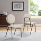 Modway Craft Upholstered Fabric Dining Side Chairs - Set of 2 FredCo