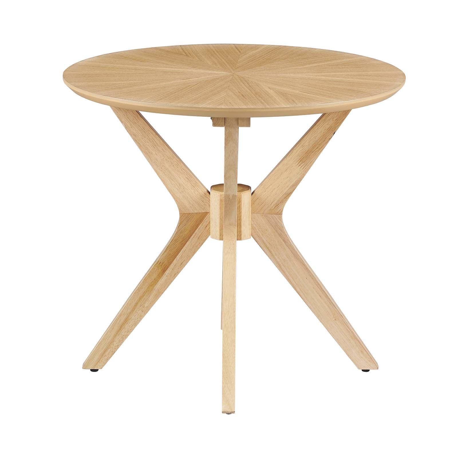 Modway Crossroads 24” Round Wood Side Table, EEI-6558 FredCo