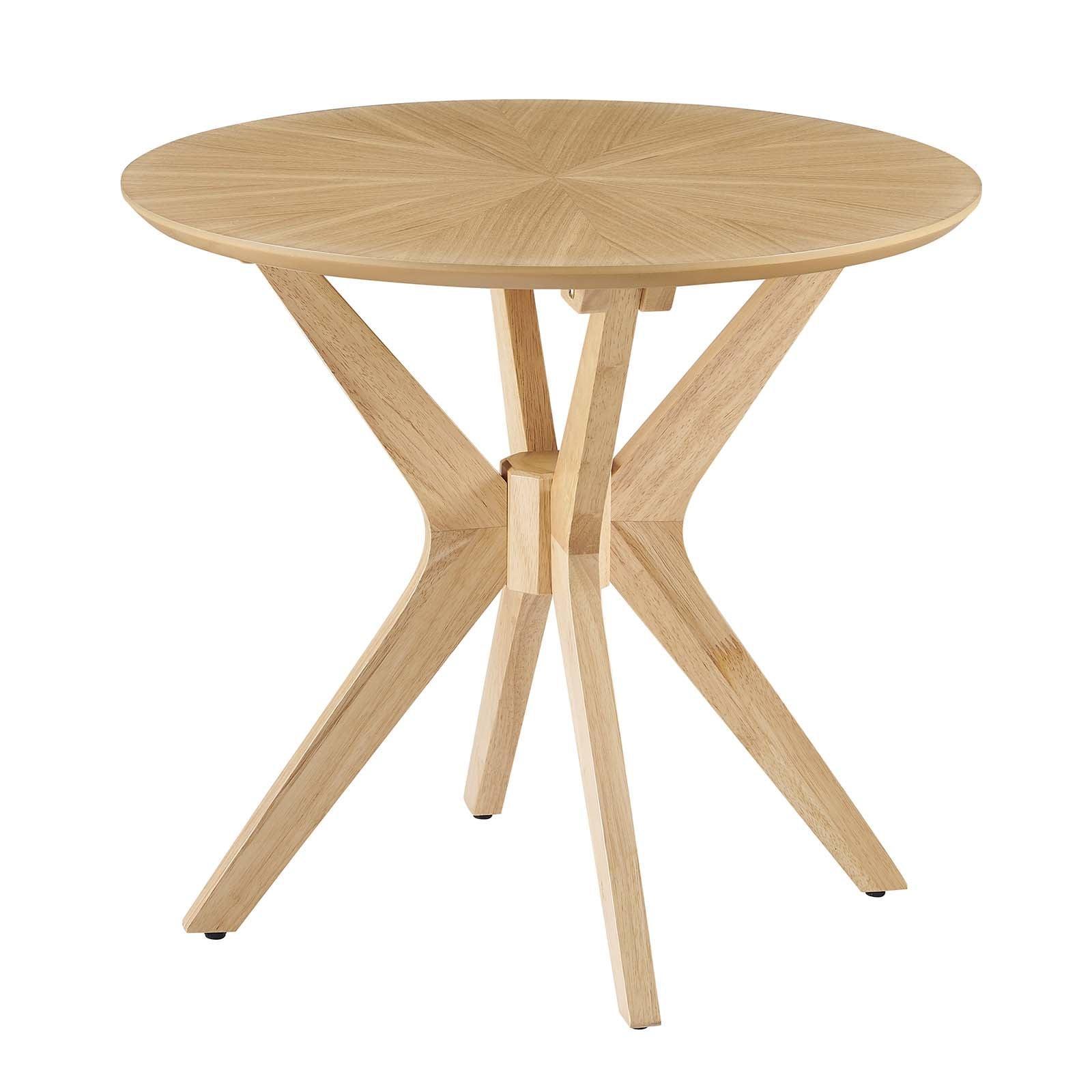 Modway Crossroads 24” Round Wood Side Table, EEI-6558 FredCo