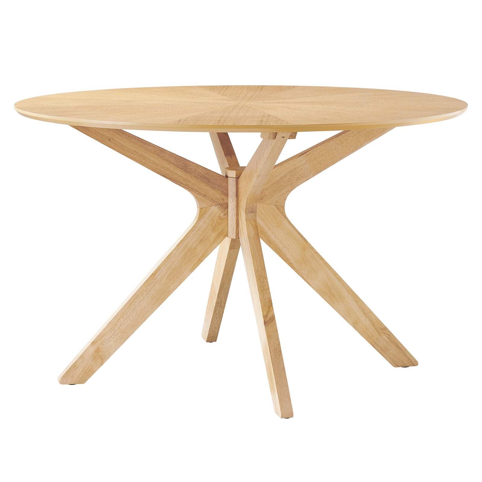Modway Crossroads 47" Round Wood Dining Table, EEI-3847 FredCo