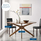 Modway Crossroads 63" Oval Wood Dining Table FredCo