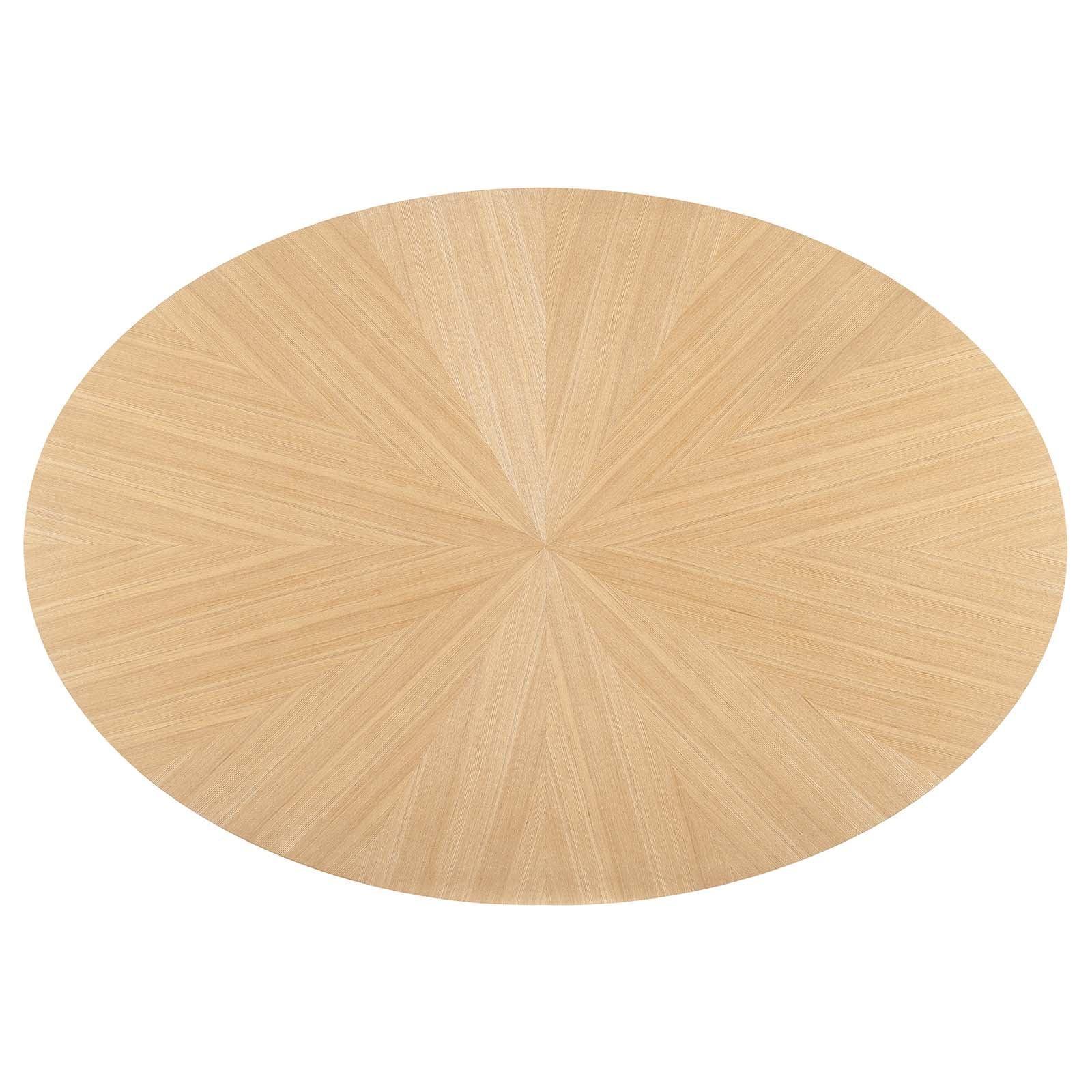 Modway Crossroads 63" Oval Wood Dining Table, EEI-3848 FredCo