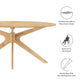 Modway Crossroads 63" Oval Wood Dining Table, EEI-3848 FredCo
