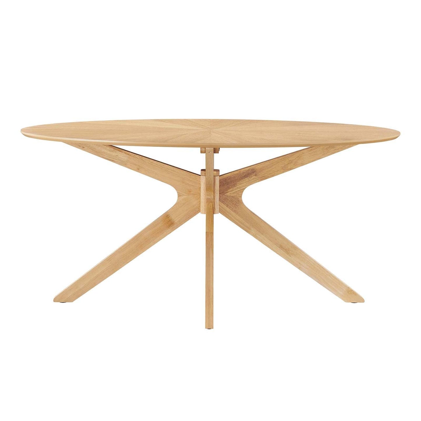 Modway Crossroads 63" Oval Wood Dining Table, EEI-3848 FredCo