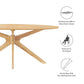 Modway Crossroads 71" Oval Wood Dining Table, EEI-3849 FredCo