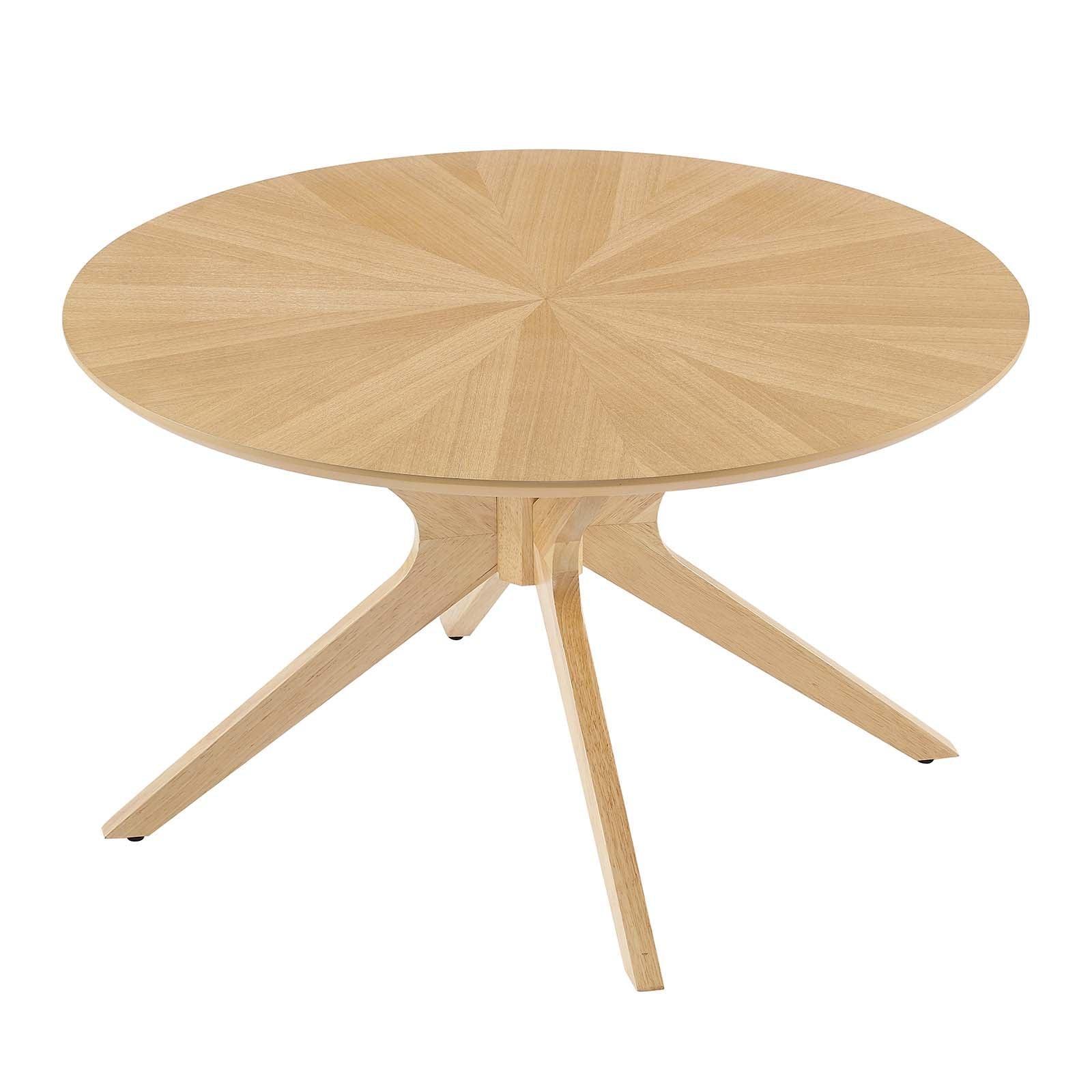 Modway Crossroads Round Wood Coffee Table, EEI-6557 FredCo