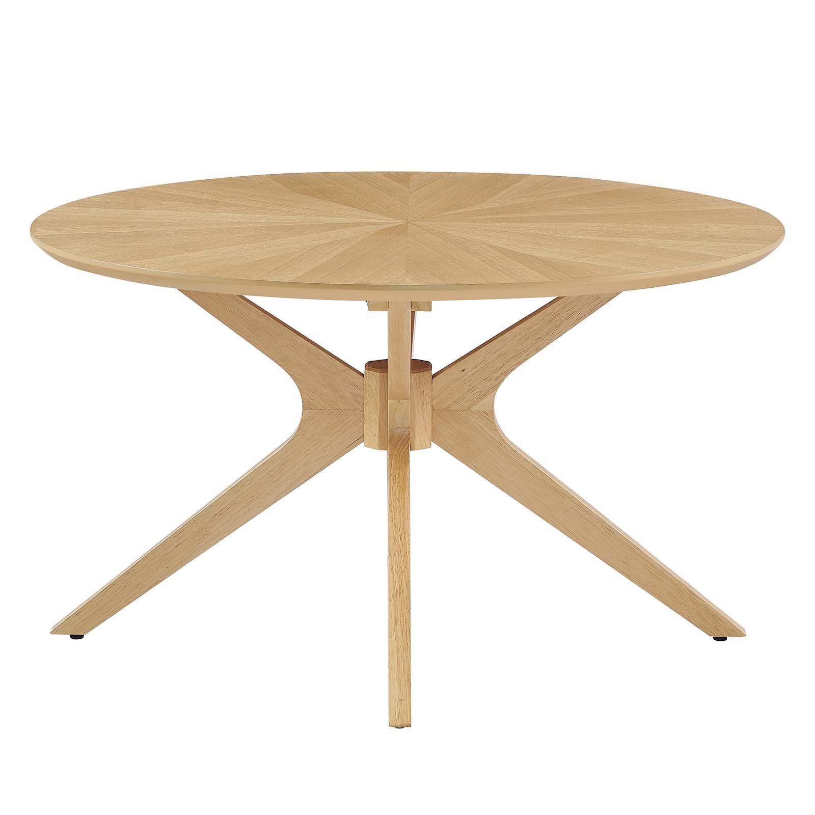 Modway Crossroads Round Wood Coffee Table, EEI-6557 FredCo