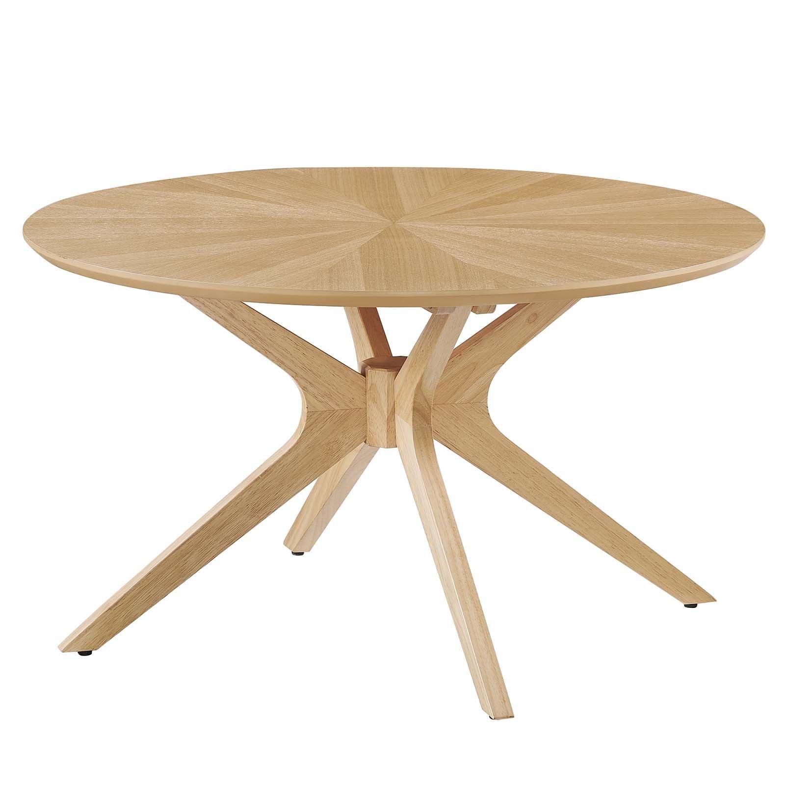 Modway Crossroads Round Wood Coffee Table, EEI-6557 FredCo