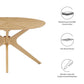 Modway Crossroads Round Wood Coffee Table, EEI-6557 FredCo