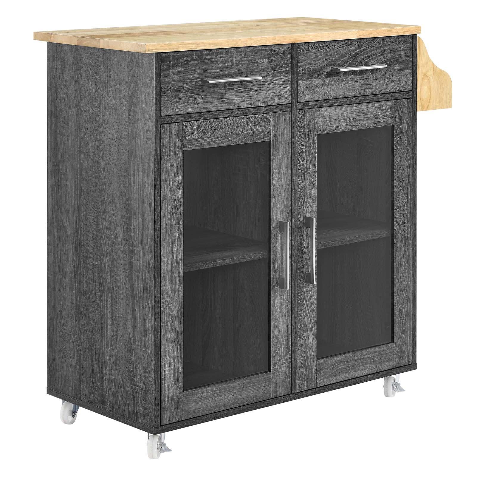 Modway Cuisine Kitchen Cart FredCo