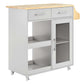 Modway Culinary Kitchen Cart With Spice Rack FredCo
