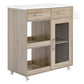 Modway Culinary Kitchen Cart With Spice Rack FredCo