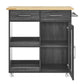 Modway Culinary Kitchen Cart With Towel Bar FredCo