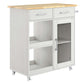 Modway Culinary Kitchen Cart With Towel Bar FredCo