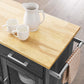 Modway Culinary Kitchen Cart With Towel Bar FredCo