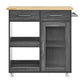 Modway Culinary Kitchen Cart With Towel Bar FredCo