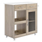 Modway Culinary Kitchen Cart With Towel Bar FredCo